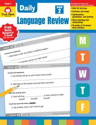 Denný jazykový prehľad 2. ročník - Daily Language Review Grade 2