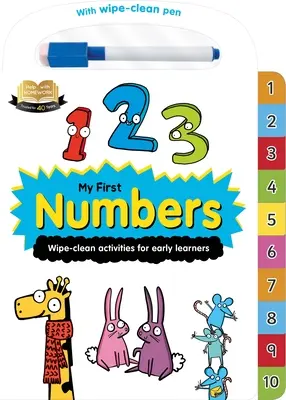 Pomoc s domácimi úlohami: Moje prvé čísla: Stierací pracovný zošit pre deti od 2 rokov - Help with Homework: My First Numbers: Wipe-Clean Workbook for 2+ Year-Olds