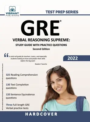 GRE Verbal Reasoning Supreme: Študijná príručka s praktickými otázkami - GRE Verbal Reasoning Supreme: Study Guide with Practice Questions