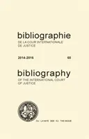 Bibliografia Medzinárodného súdneho dvora - Bibliography of the International Court of Justice