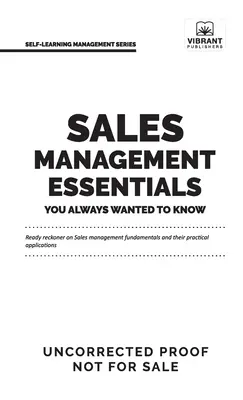 Základy riadenia predaja, ktoré ste vždy chceli vedieť - Sales Management Essentials You Always Wanted To Know