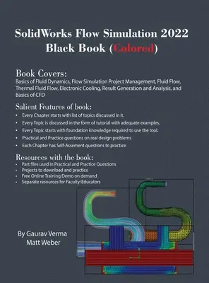 SolidWorks Simulácia toku 2022 Black Book (farebná) - SolidWorks Flow Simulation 2022 Black Book (Colored)