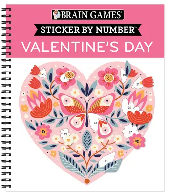 Hry na mozog - Nálepka podľa čísla: Valentín - hry s číslami - Brain Games - Sticker by Number: Valentine's Day