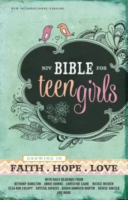 Biblia pre dospievajúce dievčatá-NIV: Vychovávať vo viere, nádeji a láske - Bible for Teen Girls-NIV: Growing in Faith, Hope, and Love