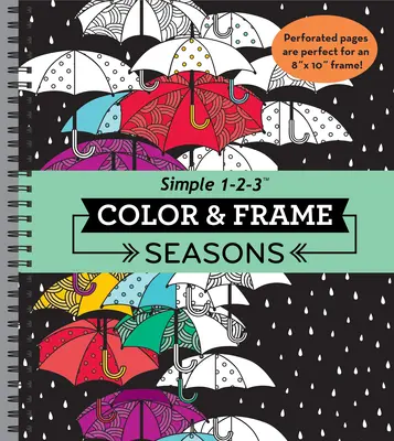 Vyfarbi a zarámuj - ročné obdobia (omaľovánka pre dospelých) - Color & Frame - Seasons (Adult Coloring Book)
