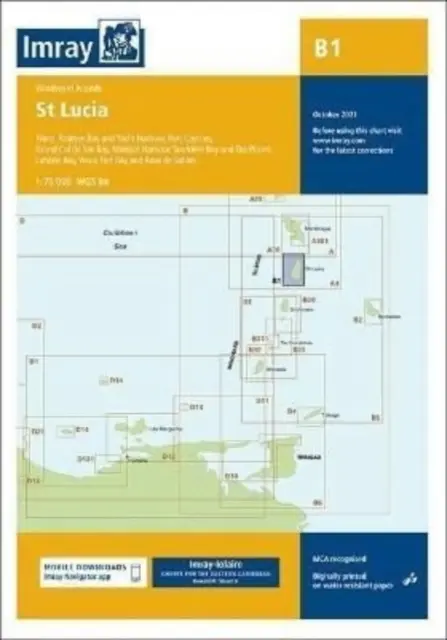 Imray Chart B1 - Svätá Lucia - Imray Chart B1 - St Lucia