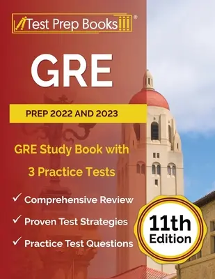 GRE Prep 2022 a 2023: GRE Study Book with 3 Practice Tests [11. vydanie] - GRE Prep 2022 and 2023: GRE Study Book with 3 Practice Tests [11th Edition]