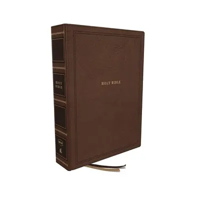 Nkjv, Referenčná Biblia, Wide Margin Large Print, Leathersoft, Brown, Red Letter Edition, Comfort Print: Svätá Biblia, Nová verzia kráľa Jakuba - Nkjv, Reference Bible, Wide Margin Large Print, Leathersoft, Brown, Red Letter Edition, Comfort Print: Holy Bible, New King James Version