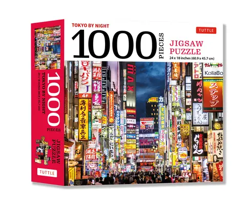 Tokio v noci - 1000-dielna skladačka: Tokijská štvrť Kabuki-Cho v noci: Hotová veľkosť 24 X 18 palcov (61 X 46 CM) - Tokyo by Night - 1000 Piece Jigsaw Puzzle: Tokyo's Kabuki-Cho District at Night: Finished Size 24 X 18 Inches (61 X 46 CM)