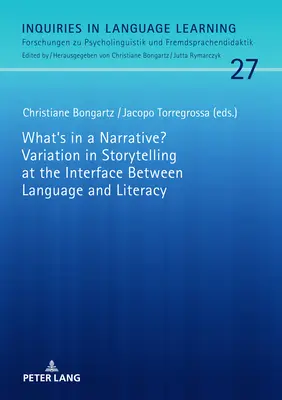 Čo je v rozprávaní? Rozdiely v rozprávaní príbehov na rozhraní jazyka a gramotnosti - What's in a Narrative? Variation in Storytelling at the Interface Between Language and Literacy