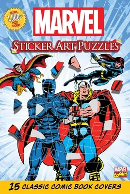 Hádanky s nálepkami Marvel - Marvel Sticker Art Puzzles