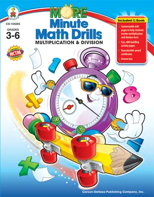 Ďalšie minútové cvičenia z matematiky, 3. - 6. ročník: Násobenie a delenie - More Minute Math Drills, Grades 3 - 6: Multiplication and Division