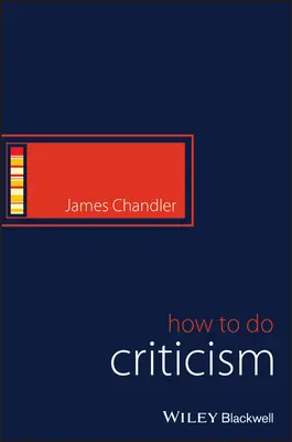Robiť kritiku: Kritizovanie v literárnom a filmovom umení - Doing Criticism: Across Literary and Screen Arts