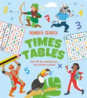 Hľadanie čísel: Časové tabuľky - viac ako 80 zábavných hádaniek na násobenie a delenie! - Number Search: Times Tables - Over 80 Fun Multiplication and Division Puzzles!
