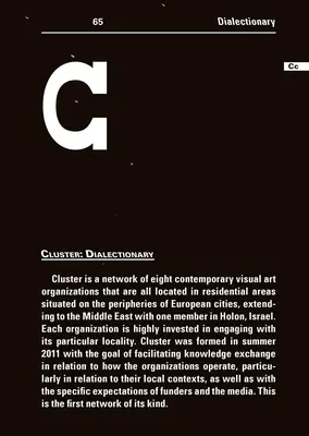 Zborník: Živý život: Dialekcia - Cluster: Dialectionary