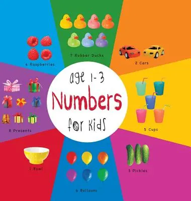 Čísla pre deti od 1 do 3 rokov (Engage Early Readers: Detské učebnice) s EBOOKOM ZADARMO - Numbers for Kids age 1-3 (Engage Early Readers: Children's Learning Books) with FREE EBOOK