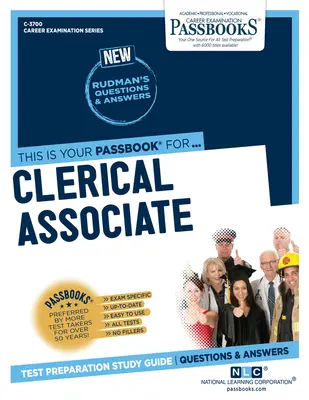 Administratívny pracovník (C-3700): Študijná príručka k preukazu (7007) (Passbooks Study Guide) - Clerical Associate (C-3700): Passbooks Study Guide