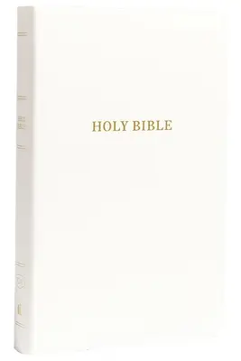 KJV, darčeková a ocenená Biblia, imitácia kože, biela, edícia s červeným písmom - KJV, Gift and Award Bible, Imitation Leather, White, Red Letter Edition