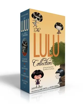 Zbierka Lulu (Ak si ich neprečítate, nebude mať radosť): Lulu a brontosaurus; Lulu venčí psy; Luluho záhadná misia; Lulu - The Lulu Collection (If You Don't Read Them, She Will Not Be Pleased): Lulu and the Brontosaurus; Lulu Walks the Dogs; Lulu's Mysterious Mission; Lulu