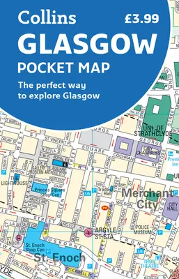 Vrecková mapa Glasgow: Dokonalý spôsob, ako preskúmať Glasgow - Glasgow Pocket Map: The Perfect Way to Explore Glasgow