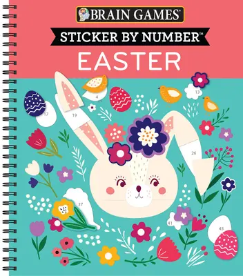 Hry na mozog - Nálepka podľa čísla: Veľká noc - Brain Games - Sticker by Number: Easter