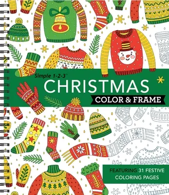 Vyfarbi a zarámuj - Vianoce (kniha na vyfarbovanie) - Color & Frame - Christmas (Coloring Book)