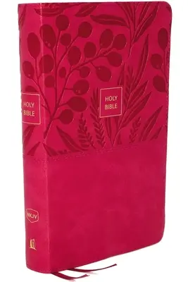 Nkjv, Referenčná Biblia, Osobná veľkosť, veľká tlač, Leathersoft, ružová, Red Letter Edition, Comfort Print: Svätá Biblia, Nová verzia kráľa Jakuba - Nkjv, Reference Bible, Personal Size Large Print, Leathersoft, Pink, Red Letter Edition, Comfort Print: Holy Bible, New King James Version