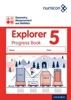 Numicon: Geometria, meranie a štatistika 5 Explorer Progress Book - Numicon: Geometry Measurement and Statistics 5 Explorer Progress Book