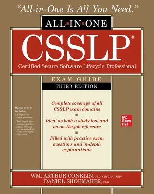 Csslp Certified Secure Software Lifecycle Professional All-In-One Exam Guide, Third Edition (Certifikovaný profesionál pre bezpečný životný cyklus softvéru) - Csslp Certified Secure Software Lifecycle Professional All-In-One Exam Guide, Third Edition