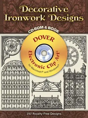 Dizajny dekoratívneho železiarstva [s CD_Rom] - Decorative Ironwork Designs [With CD_Rom]