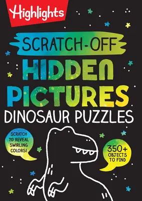 Stieracie skryté obrázky Dinosaurie hádanky - Scratch-Off Hidden Pictures Dinosaur Puzzles