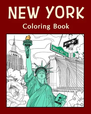 New York Omaľovánky - New York Coloring Book