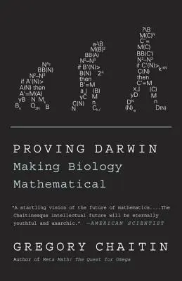 Dokazovanie Darwina: Urobiť biológiu matematickou - Proving Darwin: Making Biology Mathematical