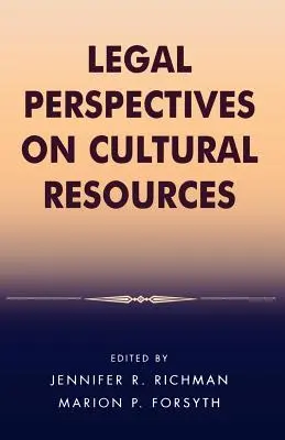 Právne perspektívy kultúrnych zdrojov - Legal Perspectives on Cultural Resources