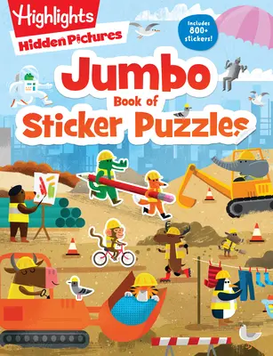 Veľká kniha samolepkových hádaniek - Jumbo Book of Sticker Puzzles
