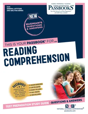 Čítanie s porozumením v štátnej službe (CS-8): Študijná príručka k preukazom - Civil Service Reading Comprehension (CS-8): Passbooks Study Guide