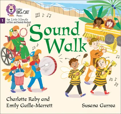 Big Cat Phonics for Little Wandle Letters and Sounds Revised - Sound Walk (Veľká mačacia fonika pre malých prútikárov Písmená a zvuky Revidované - Zvuková prechádzka: Fáza 1 - Big Cat Phonics for Little Wandle Letters and Sounds Revised - Sound Walk: Phase 1