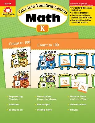 Vezmi si to na svoje miesto Matematické centrá Trieda K - Take It to Your Seat Math Centers Grade K