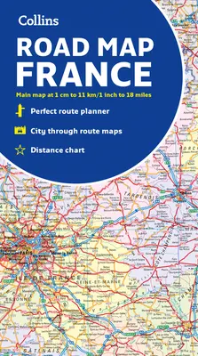 Collins Mapa Francúzska - Collins Map of France