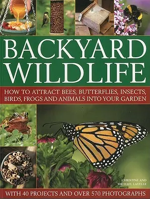 Divoká príroda na dvore: Ako prilákať do záhrady včely, motýle, hmyz, vtáky, žaby a zvieratá - Backyard Wildlife: How to Attract Bees, Butterflies, Insects, Birds, Frogs and Animals Into Your Garden
