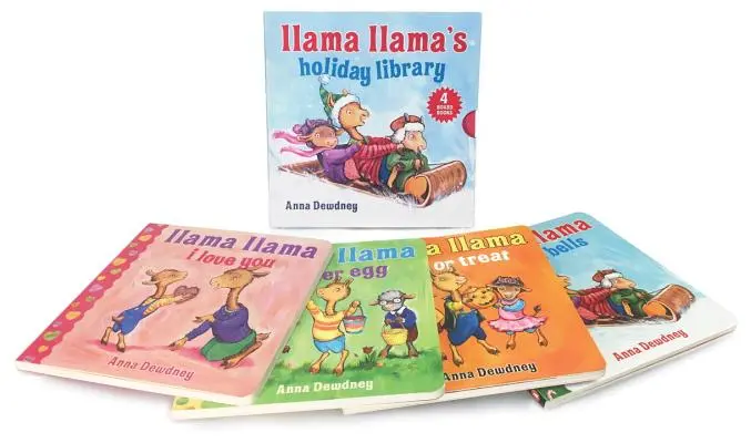 Prázdninová knižnica lamy lamy - Llama Llama's Holiday Library