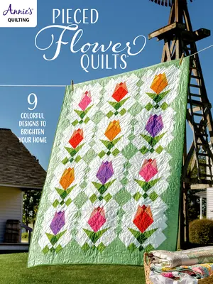 Kvetinové prešívané deky - Pieced Flower Quilts