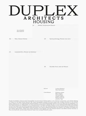 Duplex Architects: Bývanie - Duplex Architects: Housing
