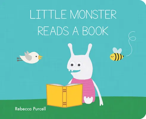 Malá príšerka číta knihu - Little Monster Reads a Book