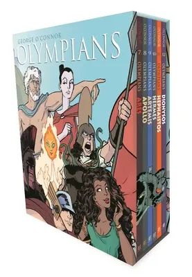 Olympians Boxed Set Books 7-12: Ares, Apolón, Artemis, Hermes, Hefaistos a Dionýzos - Olympians Boxed Set Books 7-12: Ares, Apollo, Artemis, Hermes, Hephaistos, and Dionysos