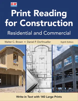 Tlač Čítanie pre stavebníctvo: Obytné a komerčné budovy - Print Reading for Construction: Residential and Commercial