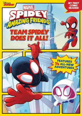 Spidey a jeho úžasní priatelia Tím Spidey robí všetko!: Moja prvá komiksová čítačka! - Spidey and His Amazing Friends Team Spidey Does It All!: My First Comic Reader!