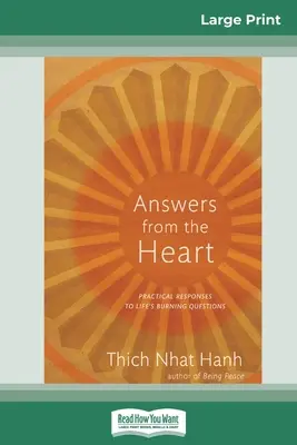 Odpovede zo srdca: Praktické odpovede na pálčivé otázky života (16pt Large Print Edition) - Answers from the Heart: Practical Responses to Life's Burning Questions (16pt Large Print Edition)