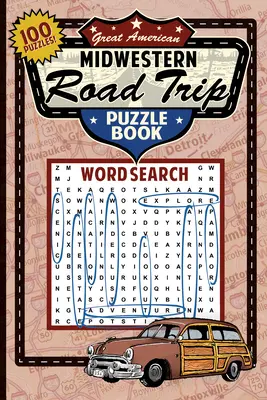 Veľký stredozápadný road trip Puzzle Book - Great Midwestern Road Trip Puzzle Book
