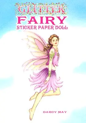 Papierová bábika s trblietavou samolepkou víly - Glitter Fairy Sticker Paper Doll